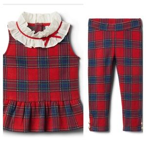 NEW Janie&Jack Plaid Set